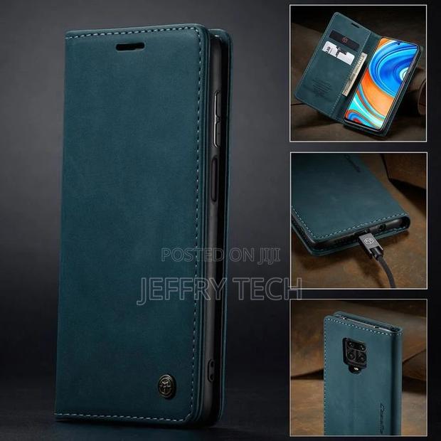 Redmi Note 9 Pro Case, Retro PU Leather TPU Inner Wallet Cas - thumbnail 2