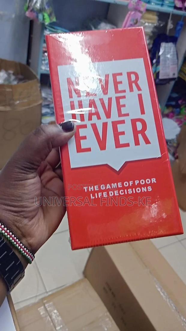 Never Have I Ever Card Game - main view