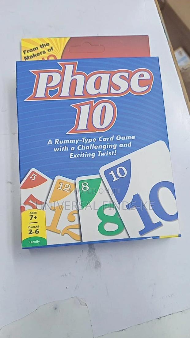 Phase 10 Card Game - main view