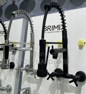 Brimix Flexible Wall Mixer Black