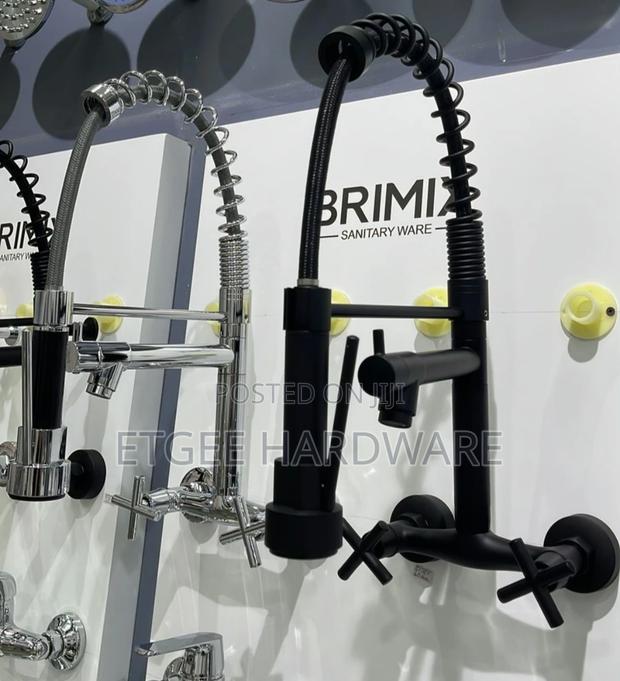 Brimix Flexible Wall Mixer Black