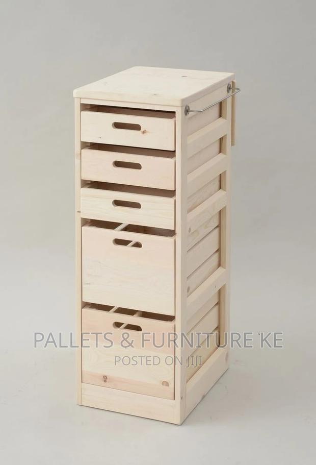 Crate Cabinet With Sliding Drawers