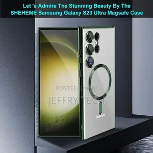 Plating Magsafe Case for Samsung Galaxy S23 Ultra Wireless C