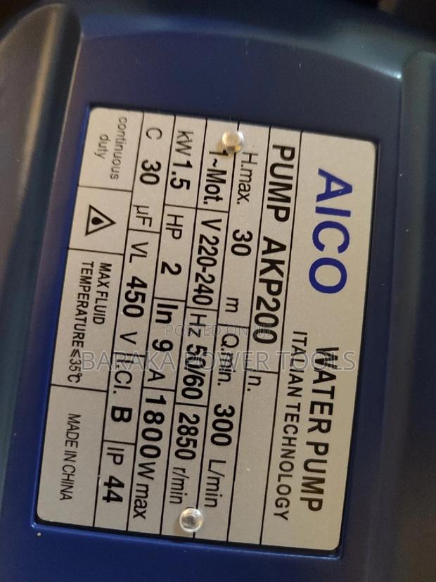 Branded Aico 2hp Booster Pump - thumbnail 3