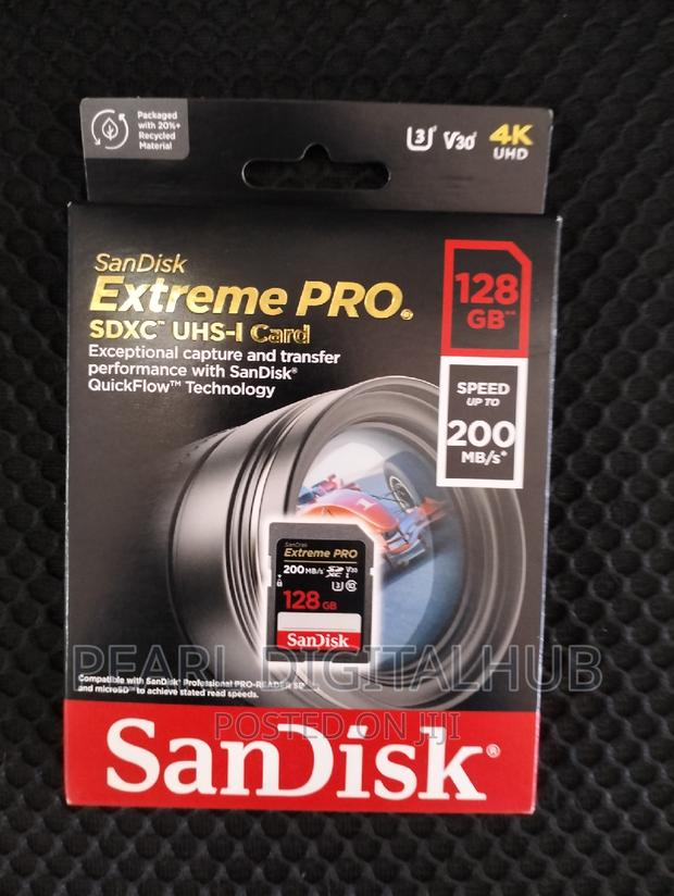 128gb / 200mbs Extreme Pro Sandisk - main view