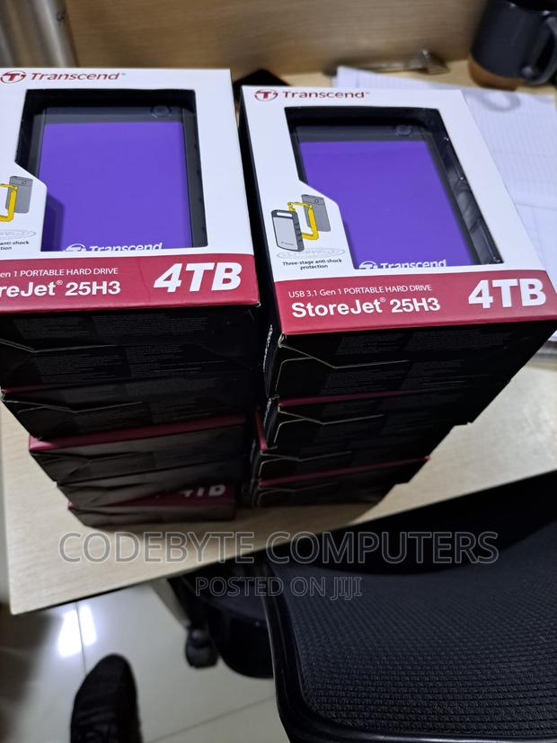 4tb Transcends External Hard Drive - main view