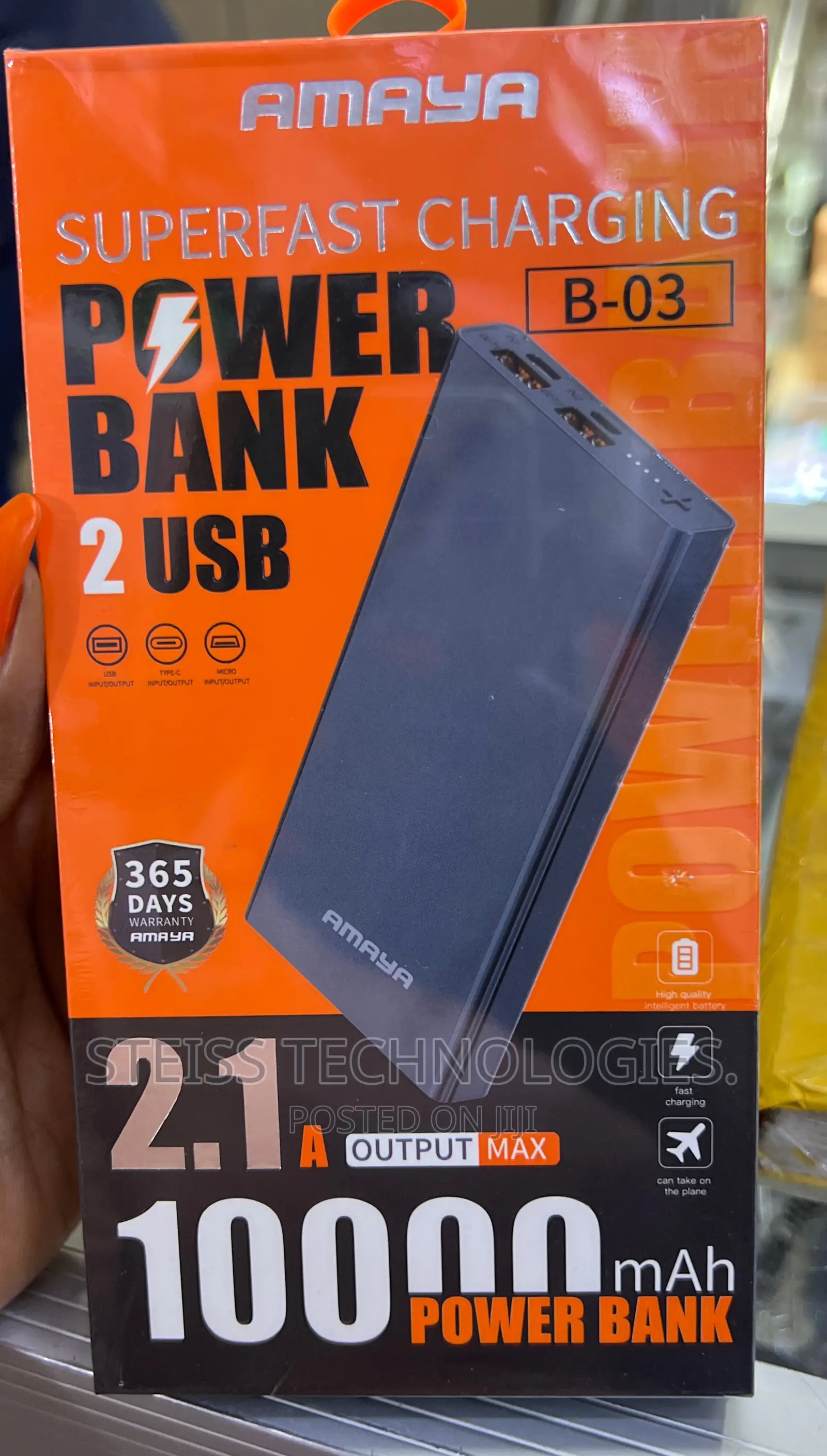 Amaya 10000mah Powerbank B03