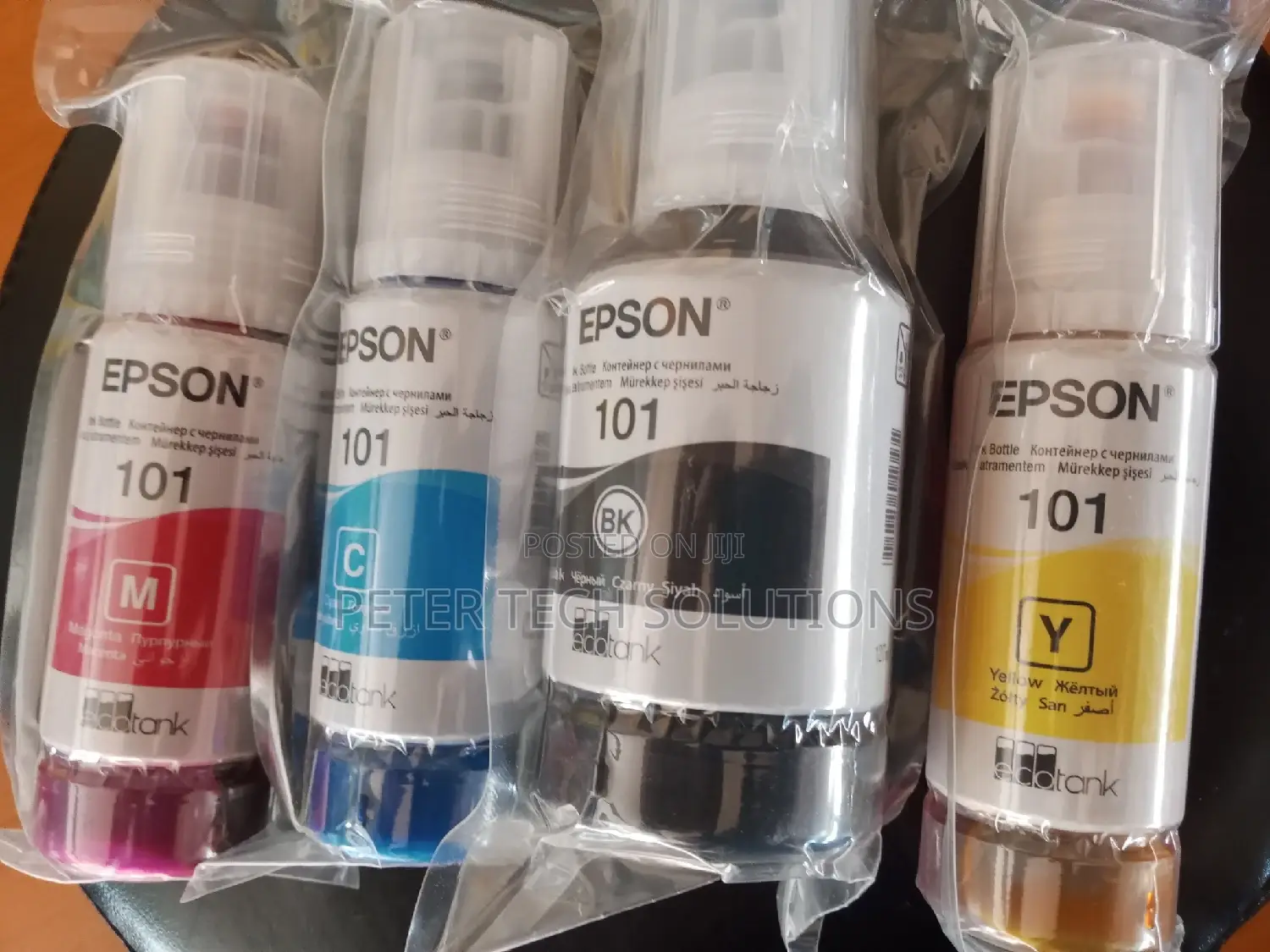 Black Magenta Cyan Yellow ORIGINAL 101 Inks Set