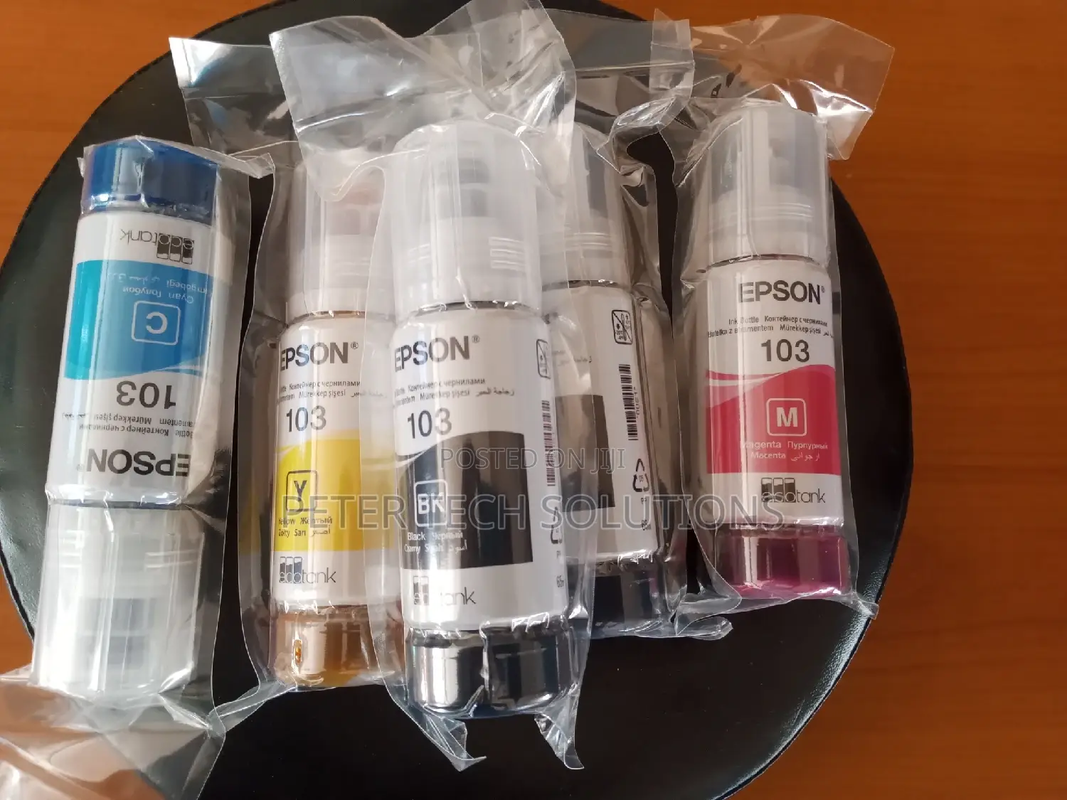 L5290 Epson 103 Inks (Black Magenta Cyan Yellow)
