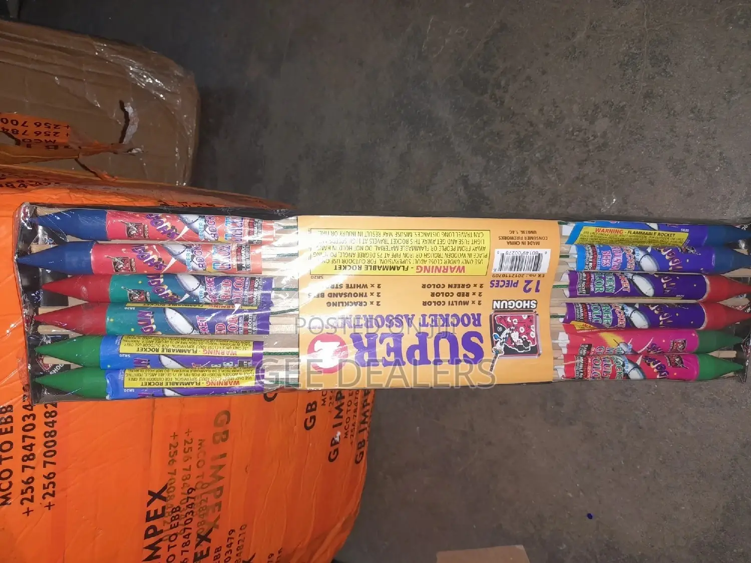 Super Rocket Fireworks KSH 2900 12pcs