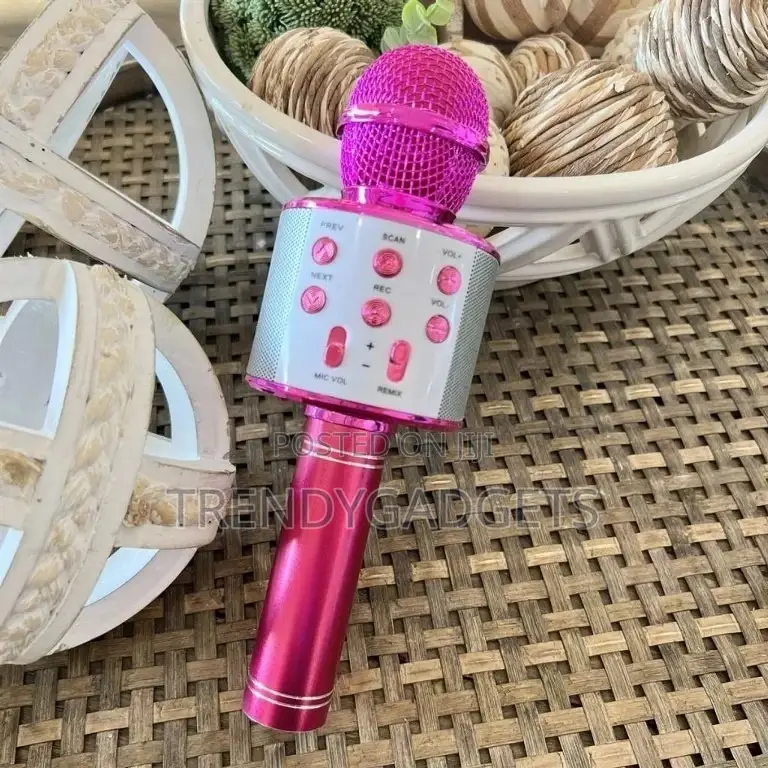 Bluetooth-Compatible Karaoke Microphone