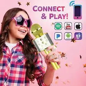 Wireless Handheld Karaoke Microphone for Kids