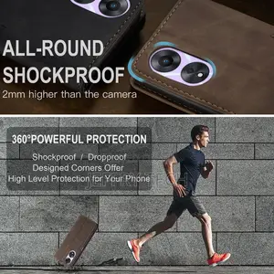 Oppo A78 Case, Flip Case