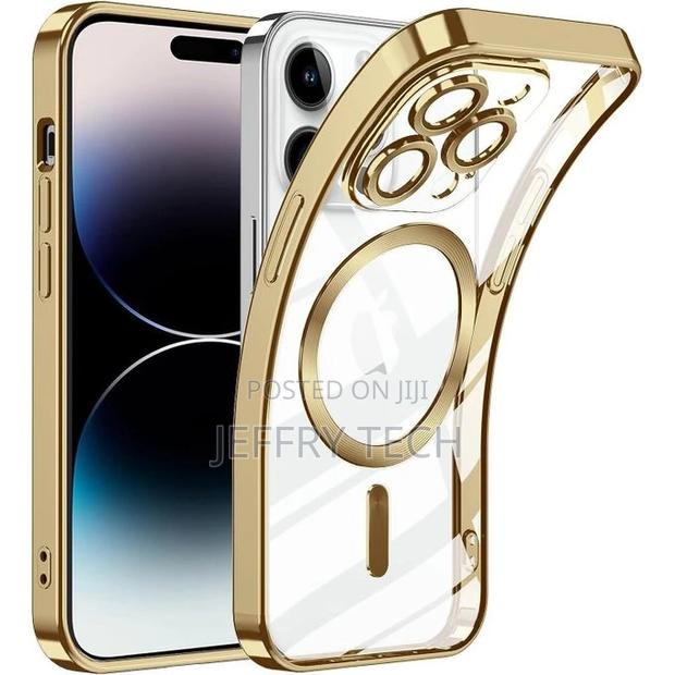 Plating Magsafe Case for iPhone 15 Pro Max Wireless Charging - main view