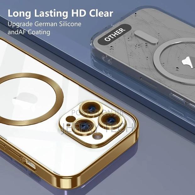 Plating Magsafe Case for iPhone 15 Pro Max Wireless Charging - thumbnail 4