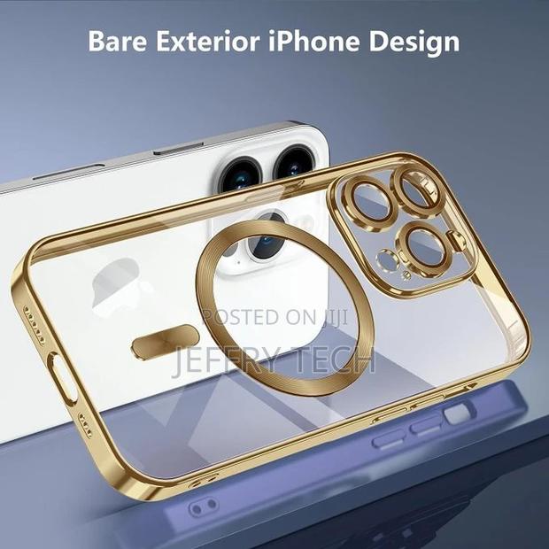 Plating Magsafe Case for iPhone 15 Pro Max Wireless Charging - thumbnail 5