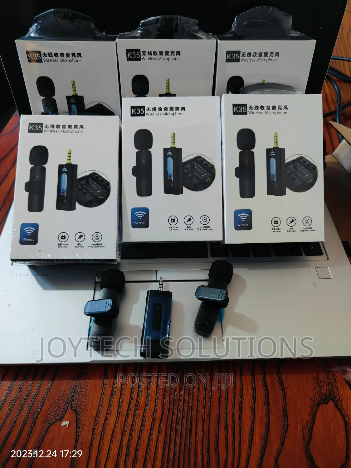 Wireless Lapel Microphone, Compatible in Phone /Camera