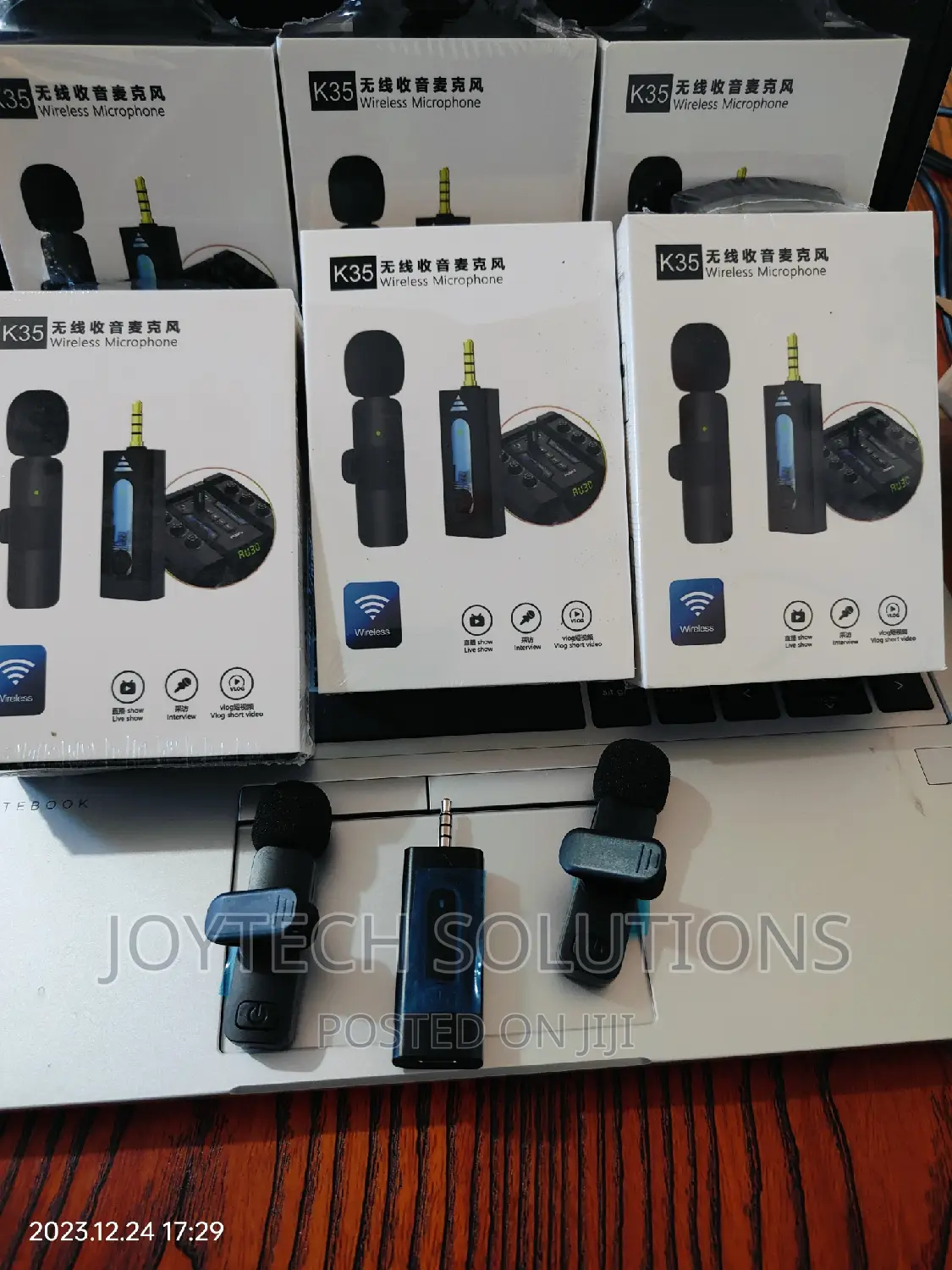 Dual Wireless Lapel Microphone