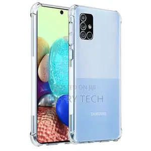 Galaxy A71 Case, Windcase Transparent Soft Gel TPU Reinforce