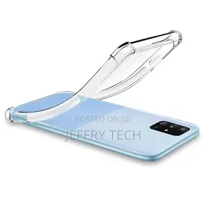 Galaxy A71 Case, Windcase Transparent Soft Gel TPU Reinforce