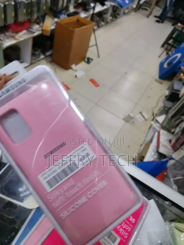 Silicone Case Soft Rubber Cover for Samsung Galaxy A03s Pink