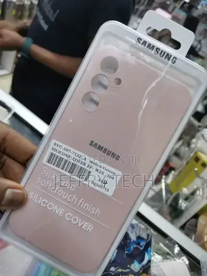 Samsung A34 5G Phone Case Soft PINK Rubber Protective Co