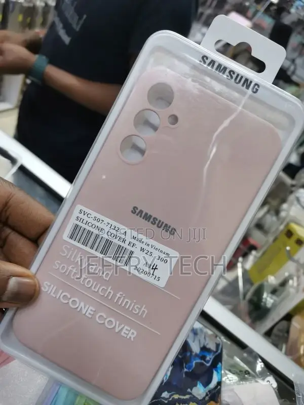 Samsung A34 5G Phone Case Soft PINK Rubber Protective Co