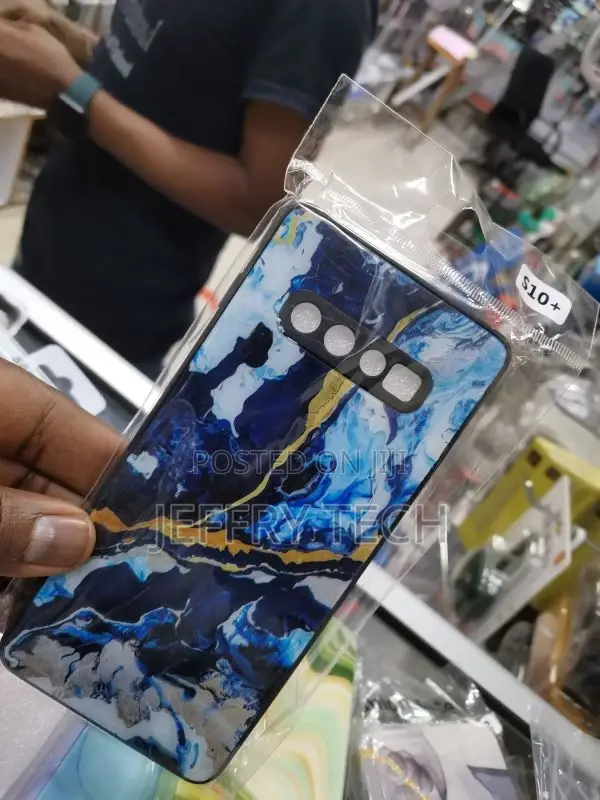 Luxury Mobile Phone Case Blue Marble Samsung Galaxy S10 Plus