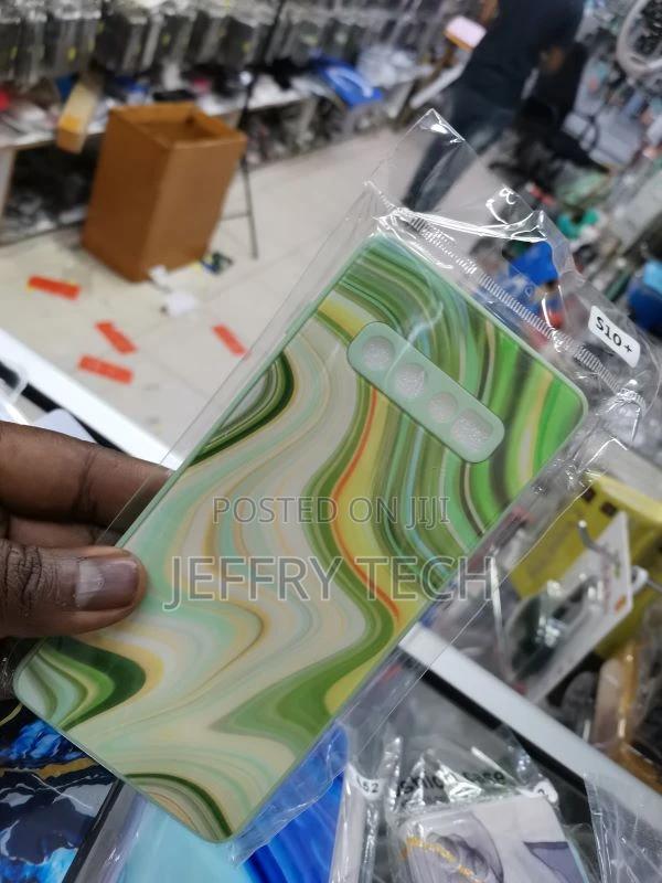 Green Marble Samsung Galaxy S10 Plus Case - thumbnail 3