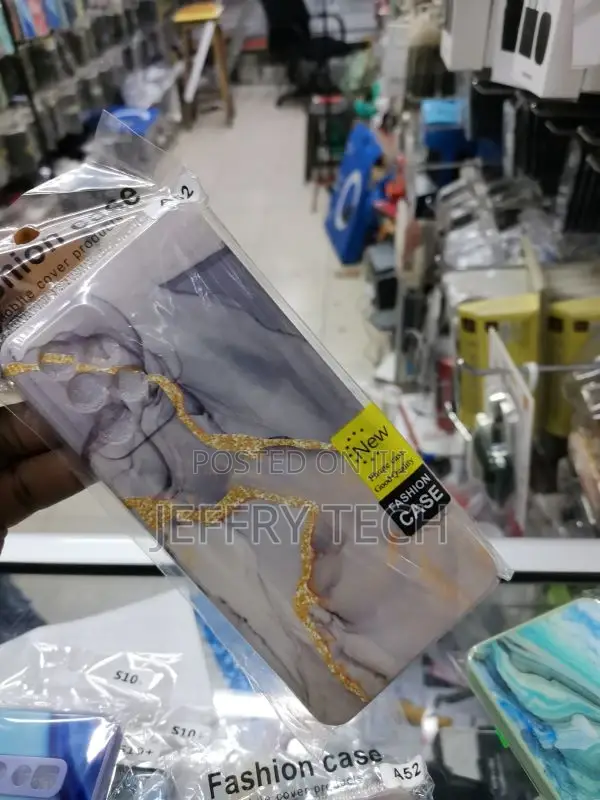 Brownish Marble Samsung A52 Back Cover