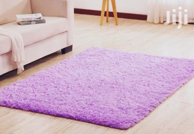 Purple Fluffy Carpet 5x8