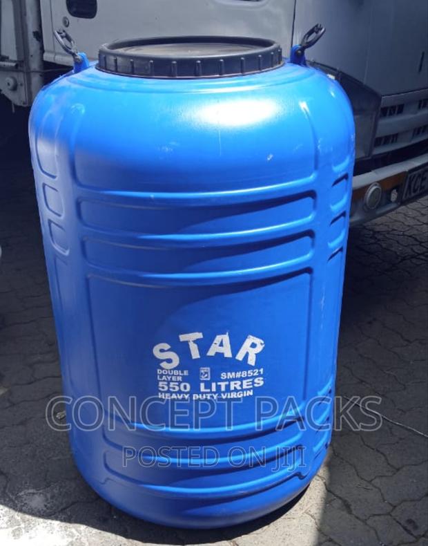 550ltrs Blue Water Tank.
