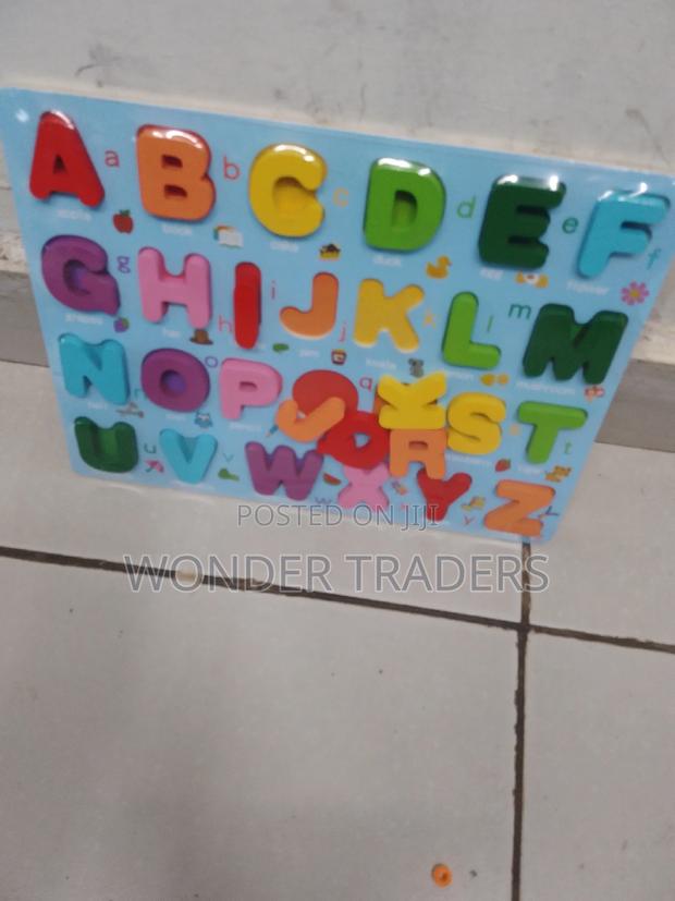 Wooden Learning Letters Board