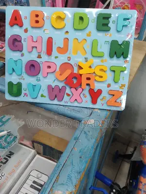 Wooden Learning Letters Board