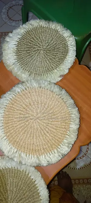 Sisal Placemat for Table and Wall Decor With Fringes
