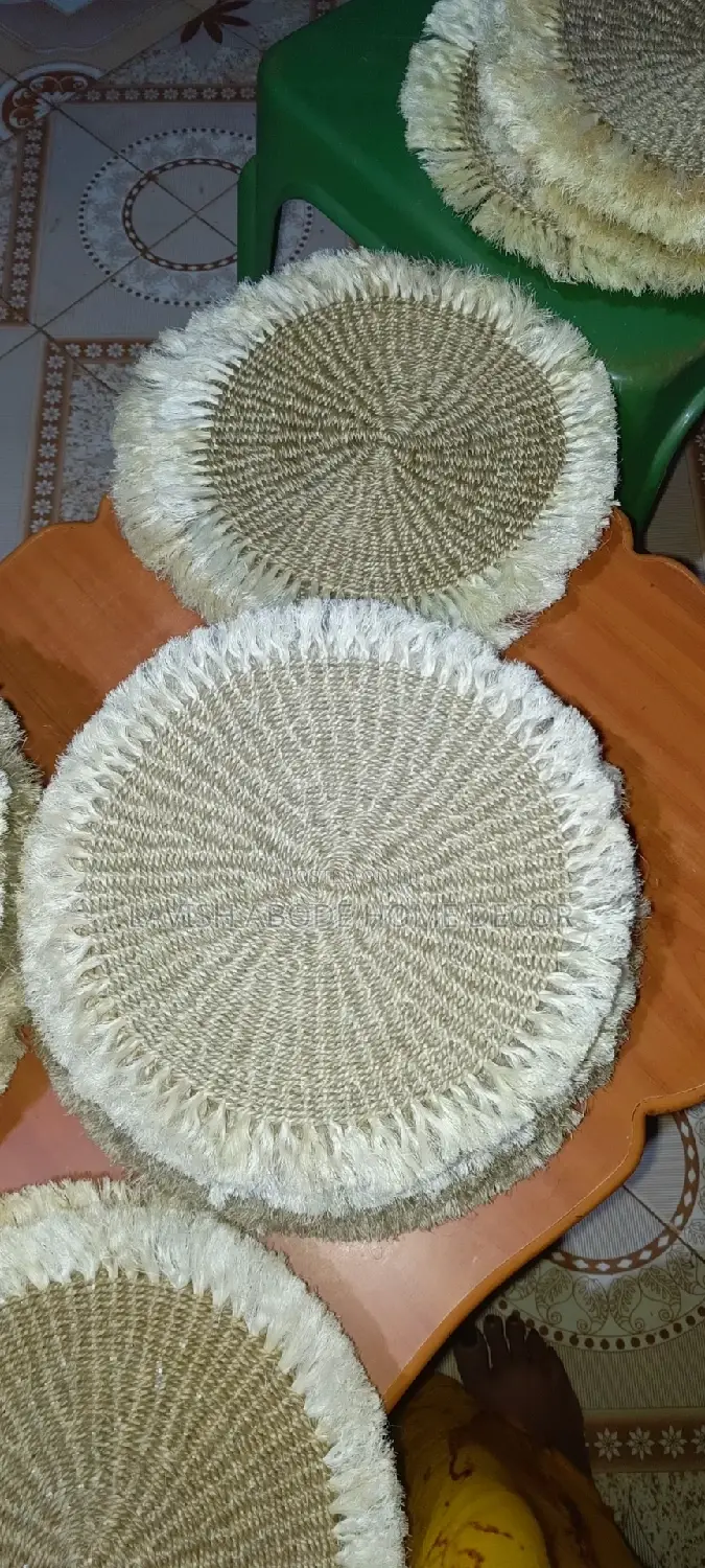Woven Sisal Mat for Table and Wall Decor