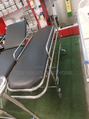 Patient Stretcher for Hospital - Stainless Steel.