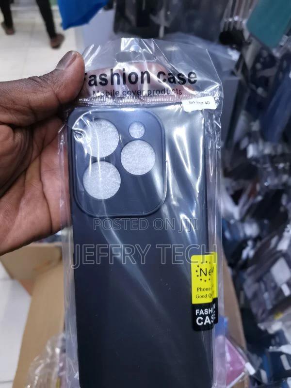 For Infinix Hot 40 / 40 Pro Silicone Case Back Cover Anti-Sc