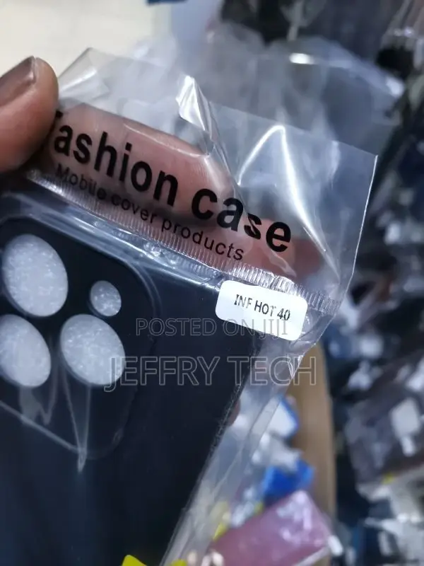 For Infinix Hot 40 / 40 Pro Silicone Case Back Cover Anti-Sc