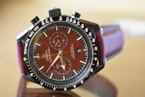 Omega Chronograph Speedmaster Red Dial and Straps Watch