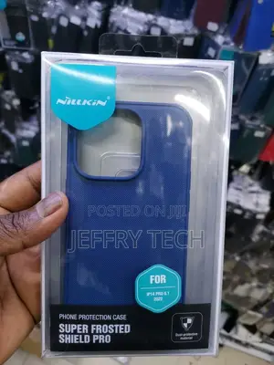 Samsung Galaxy S22 Ultra Case Blue Nillkin Super Frosted Shi
