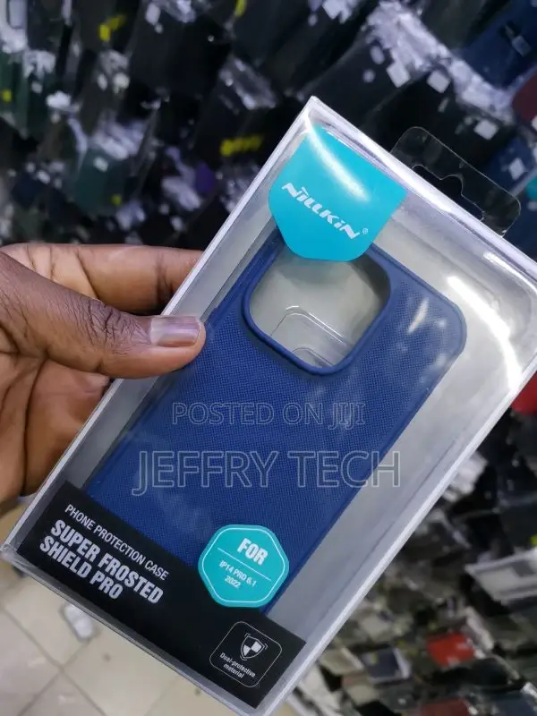 Samsung Galaxy S22 Ultra Case Blue Nillkin Super Frosted Shi