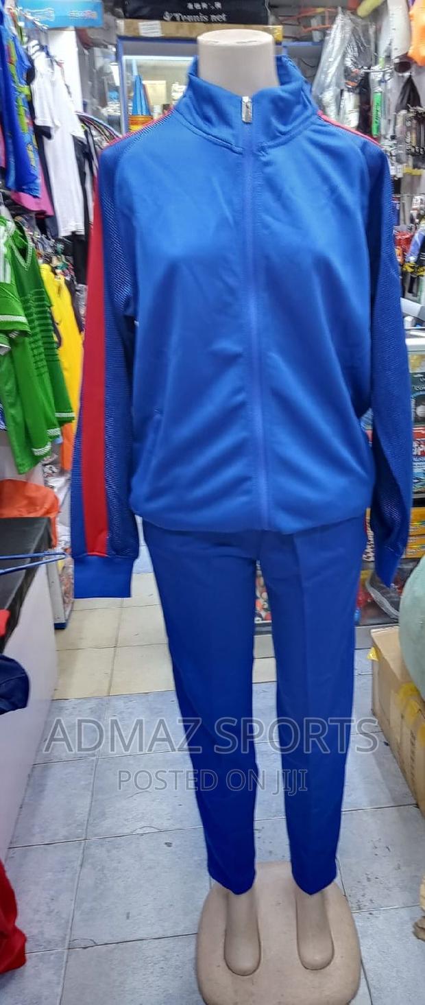 Blue Plain Tracksuit - main view