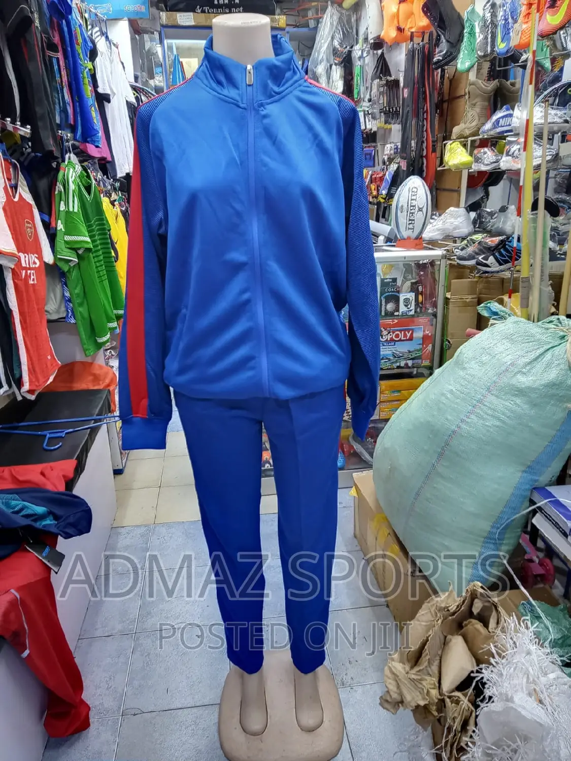 Blue Plain Tracksuit
