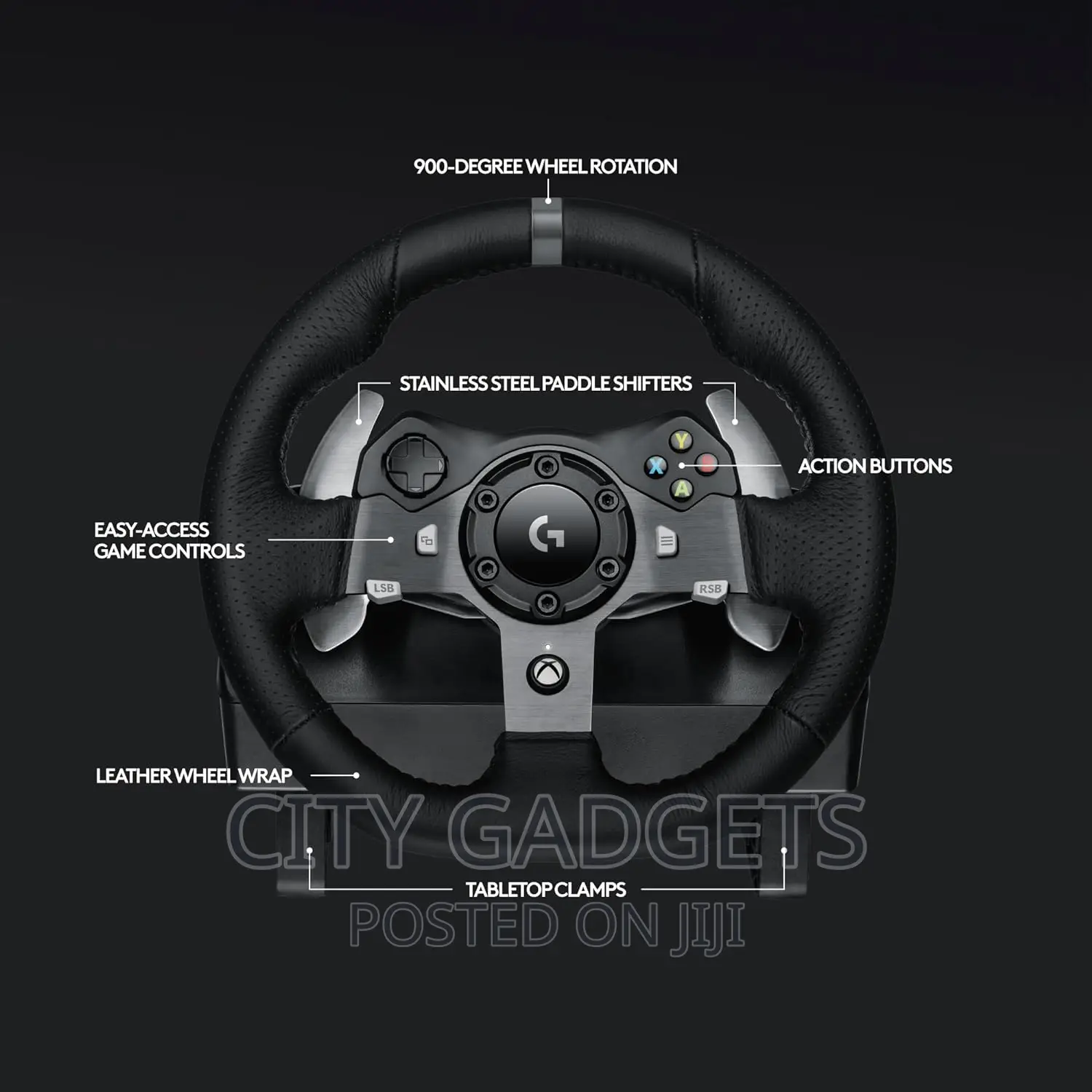 Logitech G920 Driving Force Racing Wheel And Floor Pedals