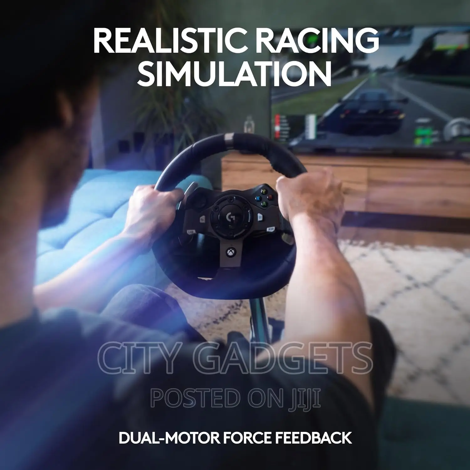 Logitech G920 Driving Force Racing Wheel And Floor Pedals