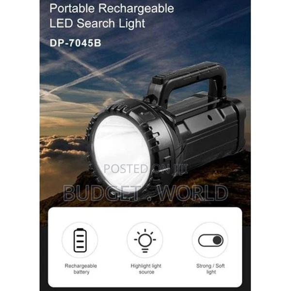 DP Portable Rechargeable LED Torch Light DP 7045B Non-Brand
