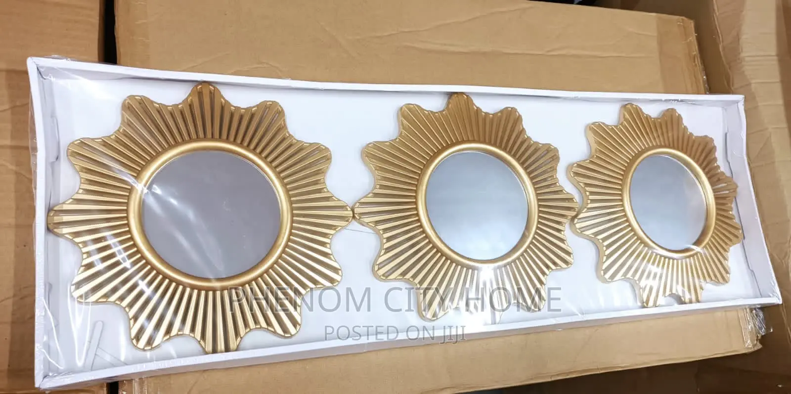 3 Piece Mirror/Clock