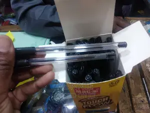 50pcs Touch Flow Made in India Black Blue Ink Biros Quality