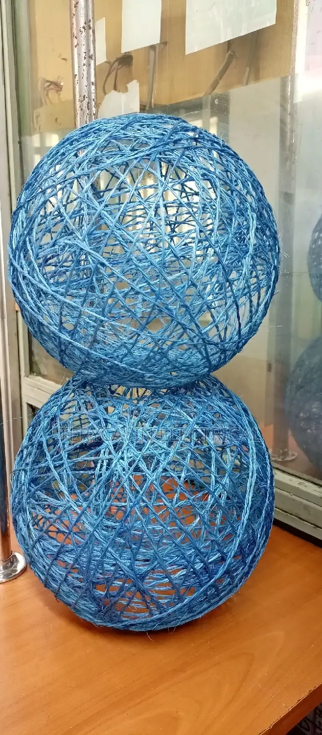 Pendants Blue Sisal Light Shades
